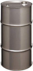 Made in USA - 16 Gallon Cylindrical Stainless Steel Tight Head Drum - 27" High x 14" Diam - Best Tool & Supply