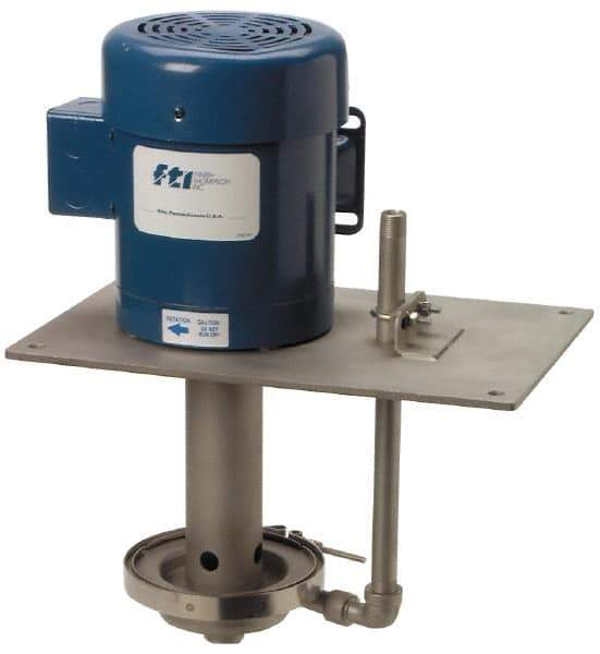 Finish Thompson - 1/2 HP, 95 Shut Off Feet, 316 Stainless Steel, Carbon and Viton Magnetic Drive Pump - 1 Phase - Best Tool & Supply