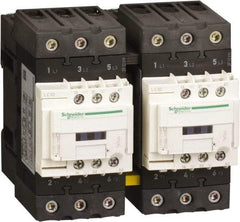 Schneider Electric - 3 Pole, 120 Coil VAC at 50 Hz and 120 Coil VAC at 60 Hz, 40 Amp, IEC Contactor - 1 Phase hp: 3 hp (115), 5 hp (230/240), 3 Phase hp: 10 hp (200/208), 10 hp (230/240), 30 hp (460/480), 30 hp (575/600) - Best Tool & Supply