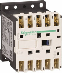 Schneider Electric - 4 Pole, 220 to 230 Coil VAC at 50/60 Hz, 16 Amp at 690 VAC and 20 Amp at 440 VAC, Nonreversible IEC Contactor - BS 5424, CSA, IEC 60947, NF C 63-110, RoHS Compliant, UL Listed, VDE 0660 - Best Tool & Supply