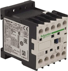 Schneider Electric - 4 Pole, 24 Coil VDC, 16 Amp at 690 VAC and 20 Amp at 440 VAC, Nonreversible IEC Contactor - BS 5424, CSA, IEC 60947, NF C 63-110, RoHS Compliant, UL Listed, VDE 0660 - Best Tool & Supply