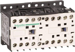 Schneider Electric - 3 Pole, 230 to 240 Coil VAC at 50/60 Hz, 6 Amp at 440 VAC, Reversible IEC Contactor - BS 5424, CSA, IEC 60947, NF C 63-110, RoHS Compliant, UL Listed, VDE 0660 - Best Tool & Supply