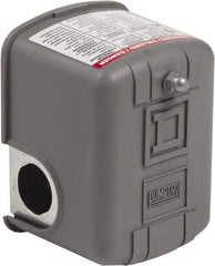 Square D - 1 NEMA Rated, General Purpose Pressure and Level Switch - Fixed Pressure, 575 VAC, Screw Terminal, For Use with Electrically Driven Air Compressors - Best Tool & Supply