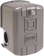 Square D - 3R NEMA Rated, DPST, 30 to 50 psi, Air Compressor Pressure and Level Switch - Adjustable Pressure, 575 VAC, 1/4 Inch NPSF Internal Inch Connector, Screw Terminal, For Use with Square D Pumptrol - Best Tool & Supply