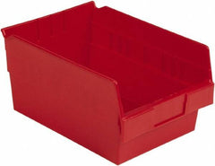 LEWISBins+ - 11-5/8" Deep, Red Hopper Shelf Bin - 6" High x 8-3/8" Wide x 11-5/8" Long - Best Tool & Supply