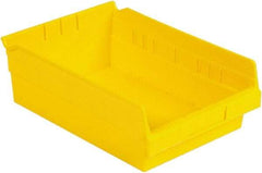 LEWISBins+ - 11-5/8" Deep, Yellow Hopper Shelf Bin - 4" High x 8-3/8" Wide x 11-5/8" Long - Best Tool & Supply