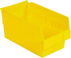 LEWISBins+ - 11-5/8" Deep, Yellow Hopper Shelf Bin - 6" High x 6-5/8" Wide x 11-5/8" Long - Best Tool & Supply