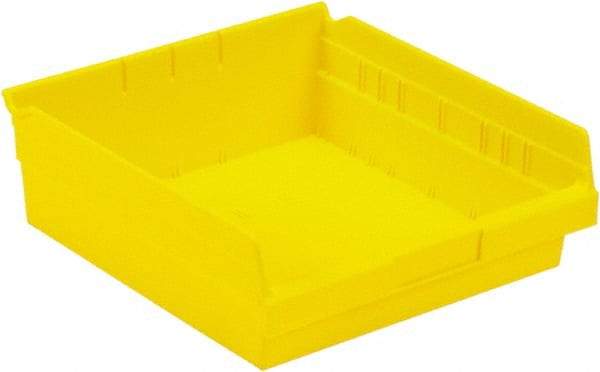 LEWISBins+ - 11-5/8" Deep, Yellow Hopper Shelf Bin - 4" High x 11-1/8" Wide x 11-5/8" Long - Best Tool & Supply