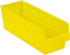 LEWISBins+ - 17-7/8" Deep, Yellow Hopper Shelf Bin - 6" High x 6-5/8" Wide x 17-7/8" Long - Best Tool & Supply