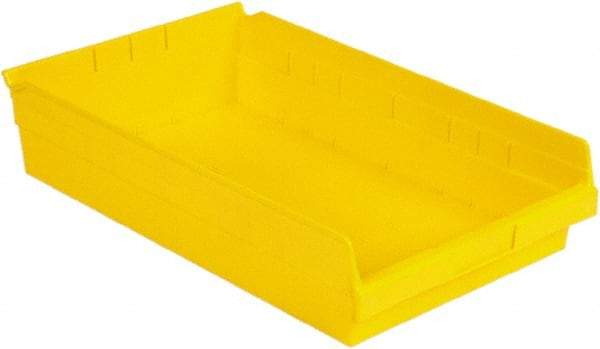 LEWISBins+ - 17-7/8" Deep, Yellow Hopper Shelf Bin - 4" High x 11-1/8" Wide x 17-7/8" Long - Best Tool & Supply