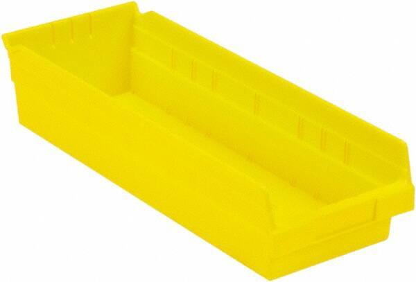 LEWISBins+ - 17-7/8" Deep, Yellow Hopper Shelf Bin - 4" High x 6-5/8" Wide x 17-7/8" Long - Best Tool & Supply