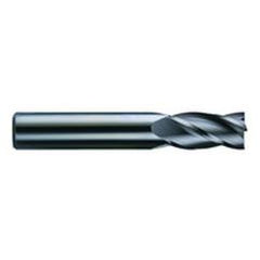 1/4" Dia. - 1-1/8" LOC - 3" OAL - 4 FL Carbide S/E HP End Mill-AlTiN - Best Tool & Supply