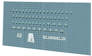 Four-Panel Steel Toolboard System - Utility Gray - Best Tool & Supply