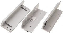 Schlage - 1,500 Lb Capacity, Anodized Aluminum Angle Bracket - Exact Industrial Supply