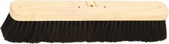 Harper Brush - 18" Medium Duty Tampico Push Broom - 2-7/8" Bristle Length, Wood Block, Bolt-On Handle Connection, Handle Sold Separately - Best Tool & Supply