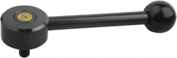 KIPP - M16, Steel Threaded Stud Adjustable Clamping Handle - 170.5mm OAL, 33mm High - Best Tool & Supply