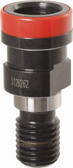 Iscar - BT40 Taper, M16x2 Thread, 15° Angle Radius, Standard Retention Knob - 2.2047" OAL, 63/64" Knob Diam, 1.1024" from Knob to Flange, 0.6693" Pilot Diam - Exact Industrial Supply