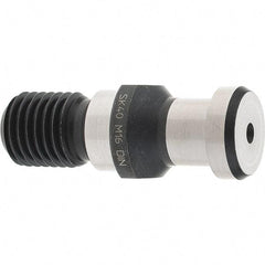 Iscar - DIN69871-40 Taper, M16x2 Thread, 15° Angle Radius, Standard Retention Knob - 2-1/8" OAL, 3/4" Knob Diam, 1.0236" from Knob to Flange, 0.6693" Pilot Diam - Exact Industrial Supply