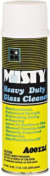 Misty - 20 oz Aerosol Can Citrus Glass Cleaner - Concentrated, Use on Glass - Best Tool & Supply