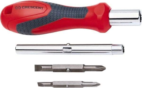 Crescent - Mini-Ratchet Bit Screwdriver Kit - Phillips, Slotted, Square - Best Tool & Supply