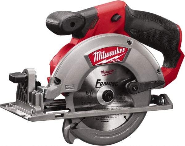 Milwaukee Tool - 12 Volt, 5-3/8" Blade, Cordless Circular Saw - 3,600 RPM, Lithium-Ion Batteries Not Included - Best Tool & Supply