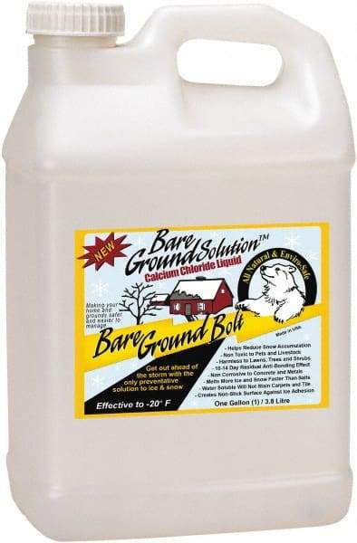 Bare Ground Solutions - 2.5 Gal Jug Magnesium Chloride Liquid - Effective to -20°F - Best Tool & Supply