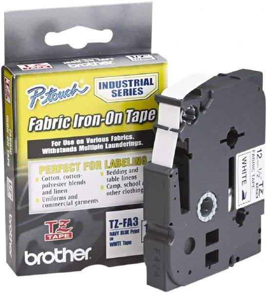 Brother - 1/2" Wide x 108" Long, White Label Tape - For Label Maker - Best Tool & Supply