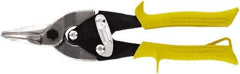 Midwest Snips - 1-3/8" Length of Cut, Straight Pattern Aviation Snip - 10" OAL, 18 AWG Steel Capacity - Best Tool & Supply