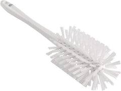 Vikan - 3-1/2" Diam Polyester Bottle Brush - 17" OAL, 6-1/4" Head Length, Polypropylene Handle - Best Tool & Supply