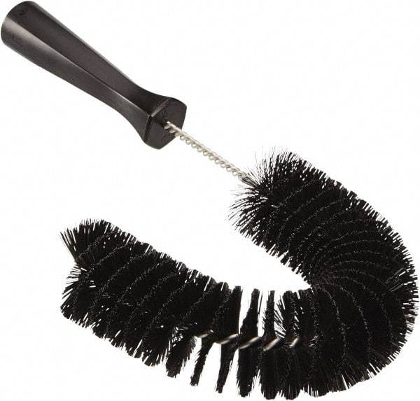 Vikan - 2-1/4" Diam Polyester Hook Brush - 15-1/2" OAL, 6-1/2" Head Length, Polypropylene Handle - Best Tool & Supply