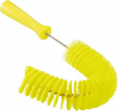 Vikan - 2-1/4" Diam Polyester Hook Brush - 15-1/2" OAL, 6-1/2" Head Length, Polypropylene Handle - Best Tool & Supply