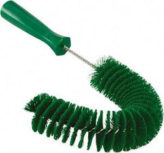 Vikan - 2-1/4" Diam Polyester Hook Brush - 15-1/2" OAL, 6-1/2" Head Length, Polypropylene Handle - Best Tool & Supply