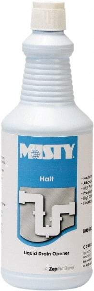 Misty - 32 oz Liquid Drain Cleaner - Unscented, Bottle - Best Tool & Supply