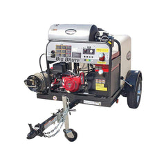 Pressure Washer: 4,000 psi, 4 GPM, Gas, Hot Water Triplex Plunger Pump, 100' Hose