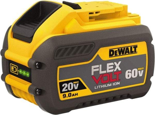 DeWALT - 60 Volt Lithium-Ion Power Tool Battery - 9 Ahr Capacity, 2 hr Charge Time, Series 20/60 FLEXVOLT - Best Tool & Supply