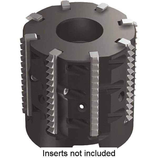 Kennametal - 44mm Cut Diam, 40mm Max Hole Depth, 22mm Arbor Hole Diam, Indexable Thread Mill - Insert Style TM25, 25mm Insert Size, 6 Inserts, Toolholder Style TMS25, 38mm OAL - Best Tool & Supply