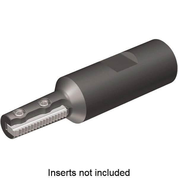 Kennametal - 0.45" Cut Diam, 1.02" Max Depth of Cut, 3/4" Shank Diam, Indexable Thread Mill - Insert Style TMT24, 24mm Insert Size, 1 Insert, Toolholder Style TMT24, 3.23" OAL - Best Tool & Supply