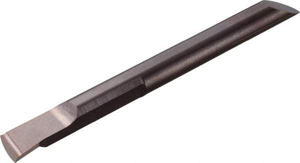 Kyocera - 6.5mm Min Bore Diam, 30mm Max Bore Depth, 6mm Shank Diam, Boring Bar - 0.005906" Corner Radius, Right Hand Cut, Solid Carbide - Exact Industrial Supply