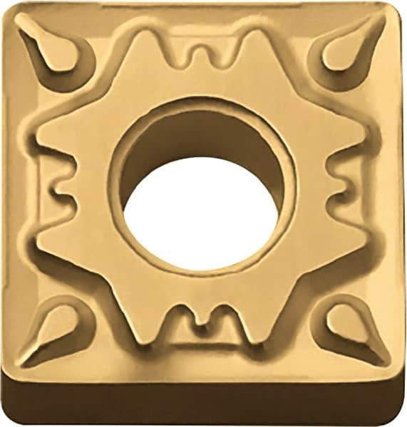 Kyocera - SNMG433 HQ Grade CA515 Carbide Turning Insert - TiCN/Al2O3/TiN Finish, 90° Square, 1/2" Inscr Circle, 3/16" Thick, 3/64" Corner Radius - Best Tool & Supply