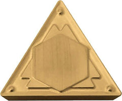 Kyocera - TPMR221 HQ Grade CA530 Carbide Turning Insert - TiCN/Al2O3/TiN Finish, 60° Triangle, 1/4" Inscr Circle, 1/8" Thick, 1/64" Corner Radius - Best Tool & Supply