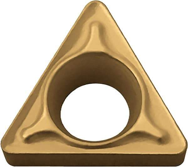 Kyocera - TBMT1.211 DP Grade PR930 Carbide Turning Insert - TiCN Finish, 60° Triangle, 5/32" Inscr Circle, 1/16" Thick, 1/64" Corner Radius - Best Tool & Supply