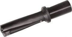 Kyocera - 2.83" Max Drill Depth, 0.945" Diam, Indexable Insert Drill - 2 Inserts, 1" Shank Diam, Whistle Notch Shank - Best Tool & Supply