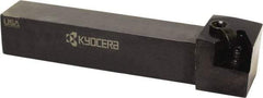 Kyocera - MTGN, Left Hand Cut, 90° Lead Angle, 3/4" Shank Height x 3/4" Shank Width, Negative Rake Indexable Turning Toolholder - 4-1/2" OAL, TN.. 33.. Insert Compatibility, Series MTGN - Best Tool & Supply