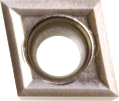 Kyocera - CCGT21.50.5 Grade PR1225 Carbide Turning Insert - Megacoat Finish, 80° Diamond, 1/4" Inscr Circle, 3/32" Thick, 0.008" Corner Radius - Best Tool & Supply