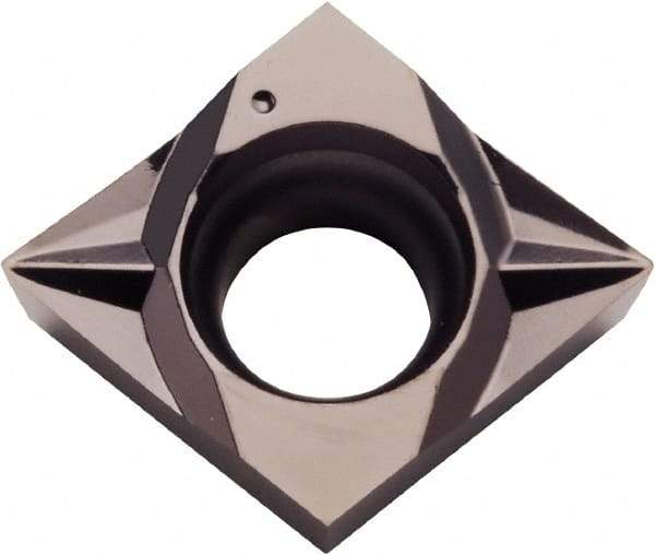 Kyocera - CCGT21.51 SK Grade PR1225 Carbide Turning Insert - Megacoat Finish, 80° Diamond, 1/4" Inscr Circle, 3/32" Thick, 1/64" Corner Radius - Best Tool & Supply