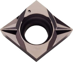 Kyocera - CCGT21.51 SK Grade PR1225 Carbide Turning Insert - Megacoat Finish, 80° Diamond, 1/4" Inscr Circle, 3/32" Thick, 1/64" Corner Radius - Best Tool & Supply