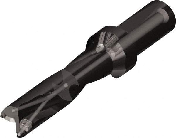 Kyocera - 159mm Max Drill Depth, 3xD, 53mm Diam, Indexable Insert Drill - 2 Inserts, 40mm Shank Diam, Whistle Notch Shank - Best Tool & Supply