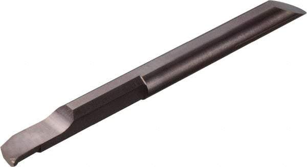 Kyocera - 5.5mm Min Bore Diam, 25mm Max Bore Depth, 5mm Shank Diam, Boring Bar - 0.005906" Corner Radius, Right Hand Cut, Solid Carbide - Exact Industrial Supply