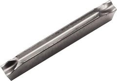 Kyocera - 2520GDM PF Grade PR1535, 2.5mm Cutting Width Carbide Grooving Insert - Neutral, 0.15mm Corner Radius, Megacoat Nano Finish - Best Tool & Supply