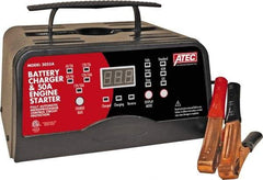 ATEC - 6/12 Volt Automatic Charger - 10 Amps/2 Amps, 50 Starter Amps - Best Tool & Supply